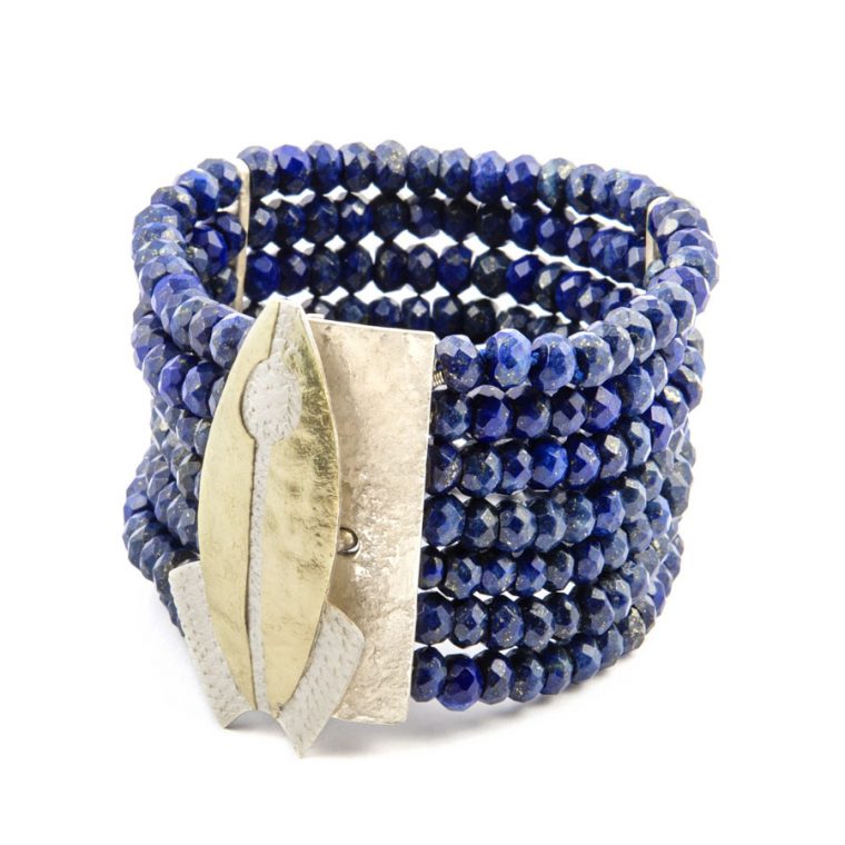 bracciale pesce razzo lamina oro