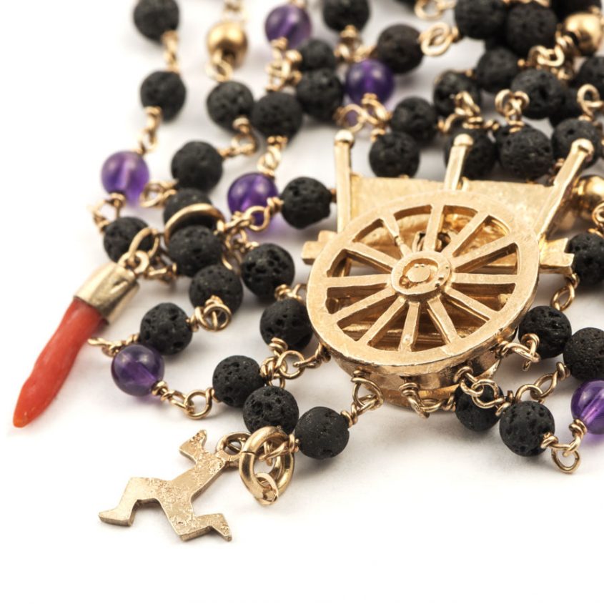 bracciale rrota lava dettaglio